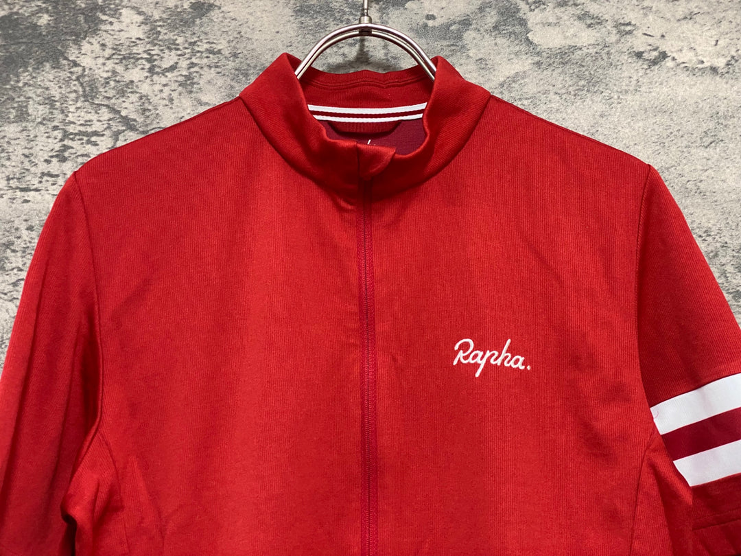 JX116 ラファ Rapha CLASSIC COUNTRY JERSEY DENMARK 半袖 サイクルジャージ 赤 S
