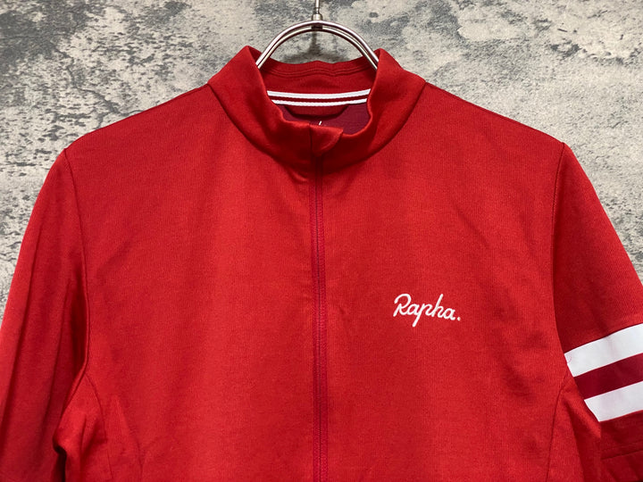 JX116 ラファ Rapha CLASSIC COUNTRY JERSEY DENMARK 半袖 サイクルジャージ 赤 S