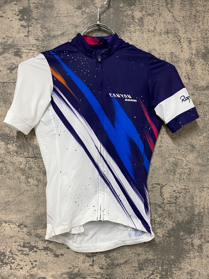 JH575 ラファ Rapha CANYON SRAM PRO TEAM TRAINING JERSEY 紺白 XXS