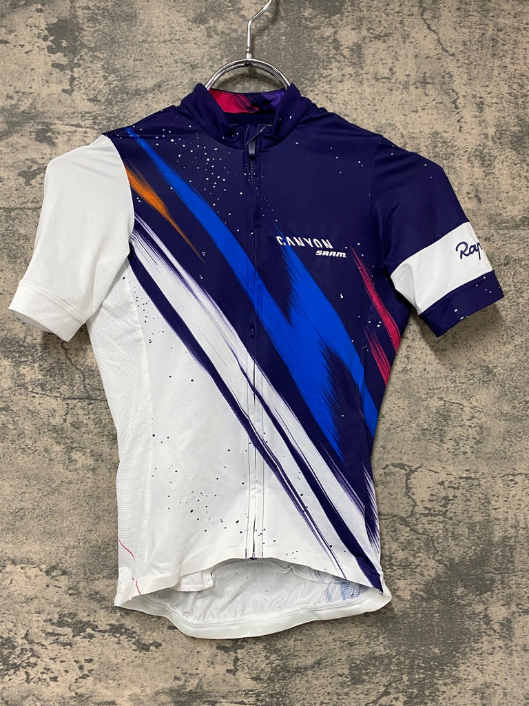 JH575 ラファ Rapha CANYON SRAM PRO TEAM TRAINING JERSEY 紺白 XXS