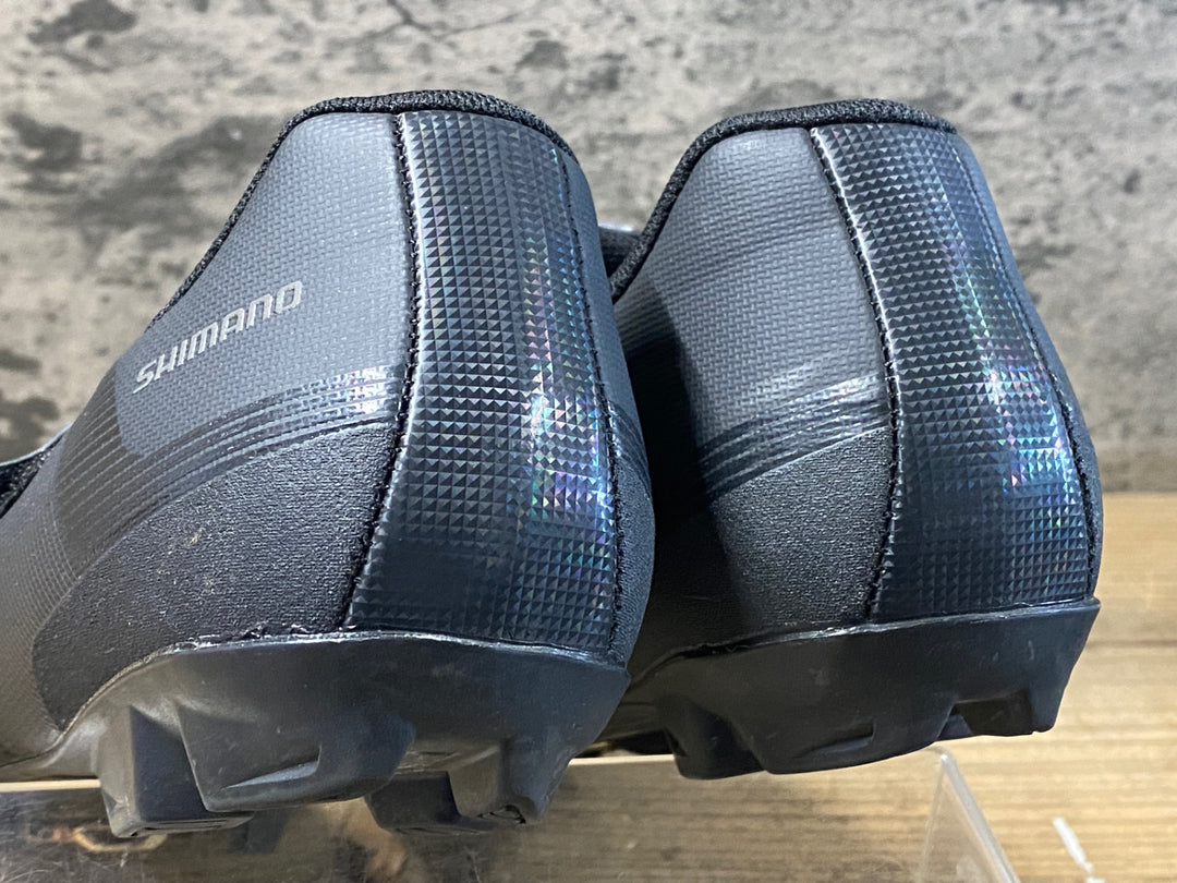 KH014 シマノ SHIMANO XC1 SHXC100M ビンディングシューズ 2穴 黒 EU43