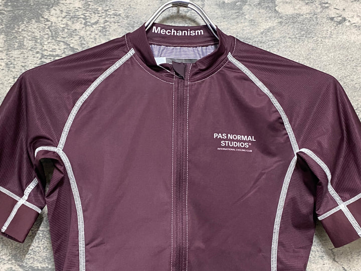 KJ286 パスノーマルスタジオ PAS NORMAL STUDIOS Men's Mechanism Jersey 半袖 サイクルジャージ 紫 S