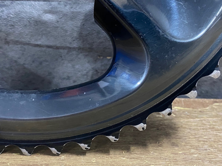 JR581 シマノ SHIMANO デュラエース DURA-ACE FC-R9100 チェーンリングセット 53/39T 摩耗大 ジャンク