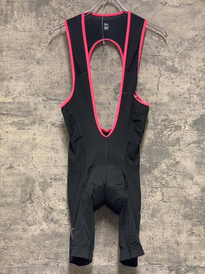 KP686 ラファ Rapha RCC CLASSIC BIB SHORTS Ⅱ ビブショーツ 黒 ピンク M