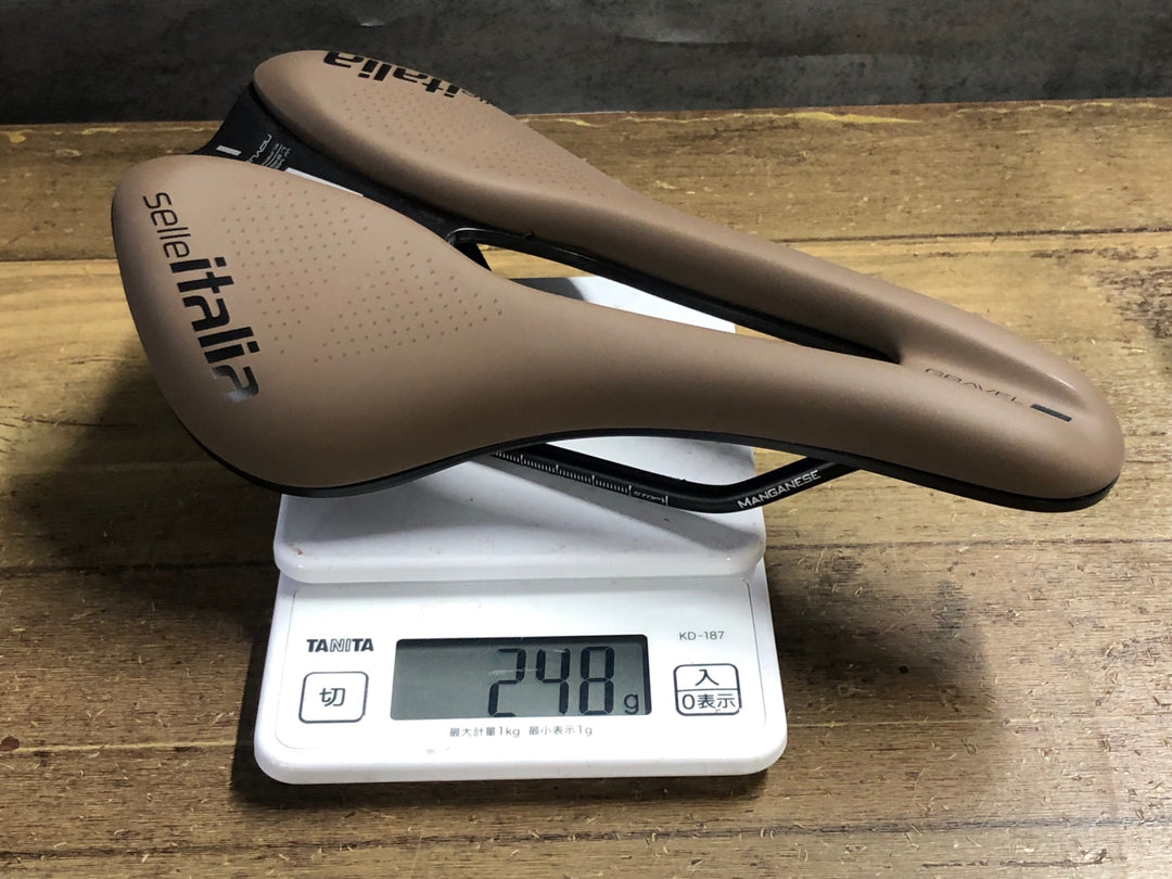 KA460 セライタリア selle italia NOVUS EVO GRAVEL サドル 茶 145mm MANGANESE