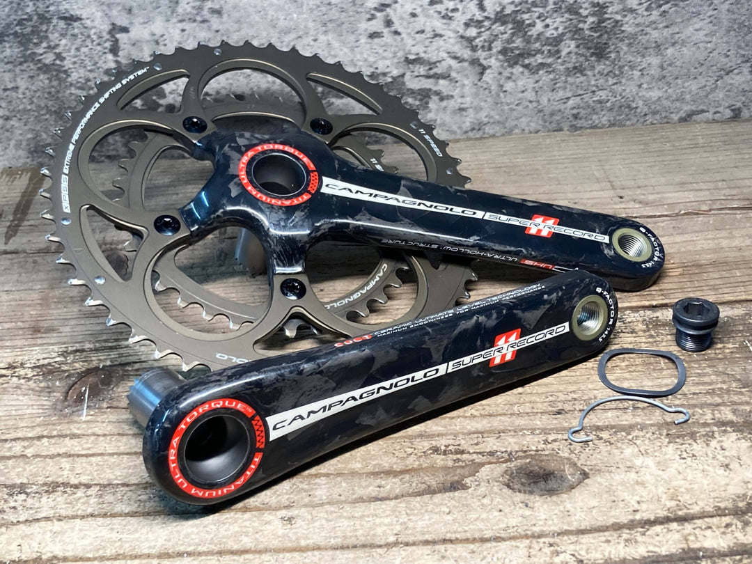 JK460 カンパニョーロ CAMPAGNOLO スーパーレコード SUPER RECORD 11S 52/36T 172.5mm TITANIUM ウルトラトルク クランクセット
