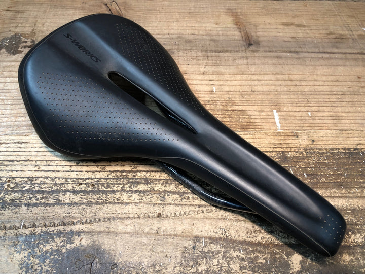 JA465 スペシャライズド SPECIALIZED S-WORKS PHENOM CARBON サドル 黒 カーボンレール 143mm