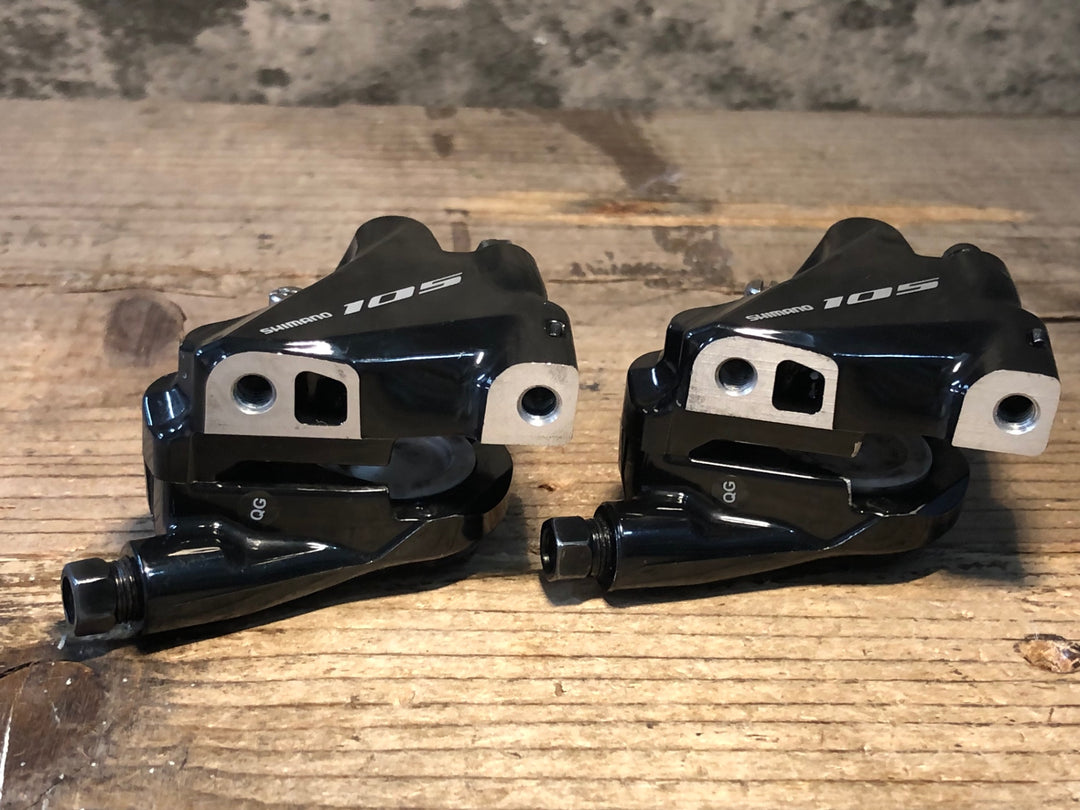 IV159 シマノ SHIMANO 105 BR-R7070 油圧 ディスクブレーキ キャリパーセット