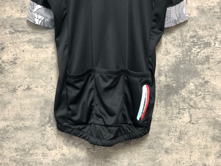 KK796 ルコックスポルティフ le coq sportif 半袖 サイクルジャージ 黒 O