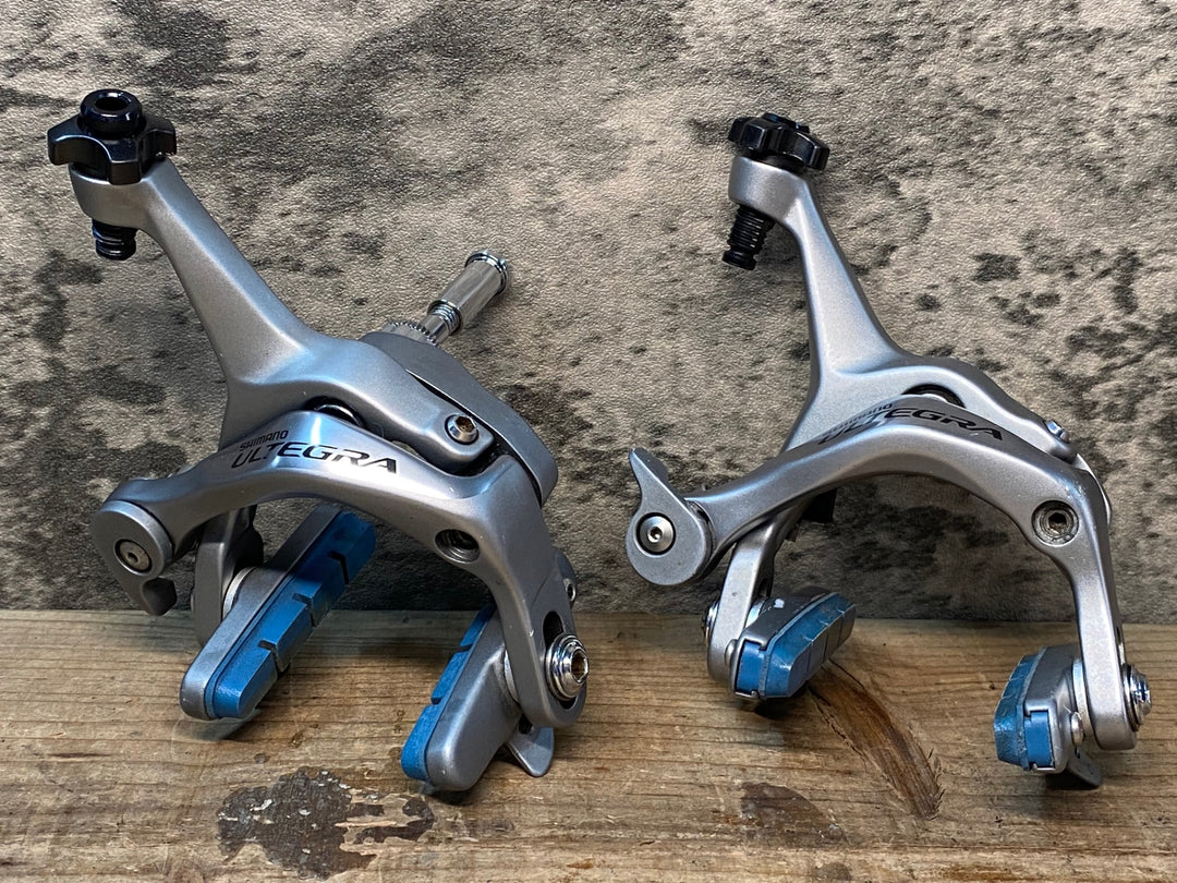 JG816 シマノ SHIMANO アルテグラ ULTEGRA BR-6700 キャリパーブレーキ 前後セット シルバー