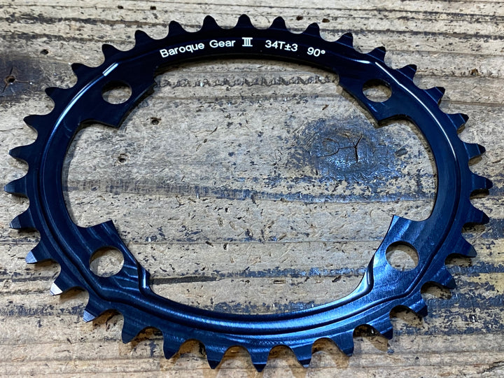 JY072 スミス SMITH バロックギア Baroque Gear 34T+-3T 90° インナーチェーンリング