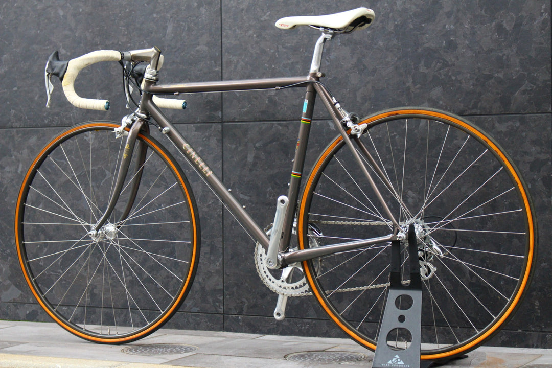 チネリ CINELLI ジーニアス GENIUS 45ANNIVERSARIO 45周年 1993モデル カンパニョーロ レコード Mix 8S クロモリ ロードバイク 【福岡店】