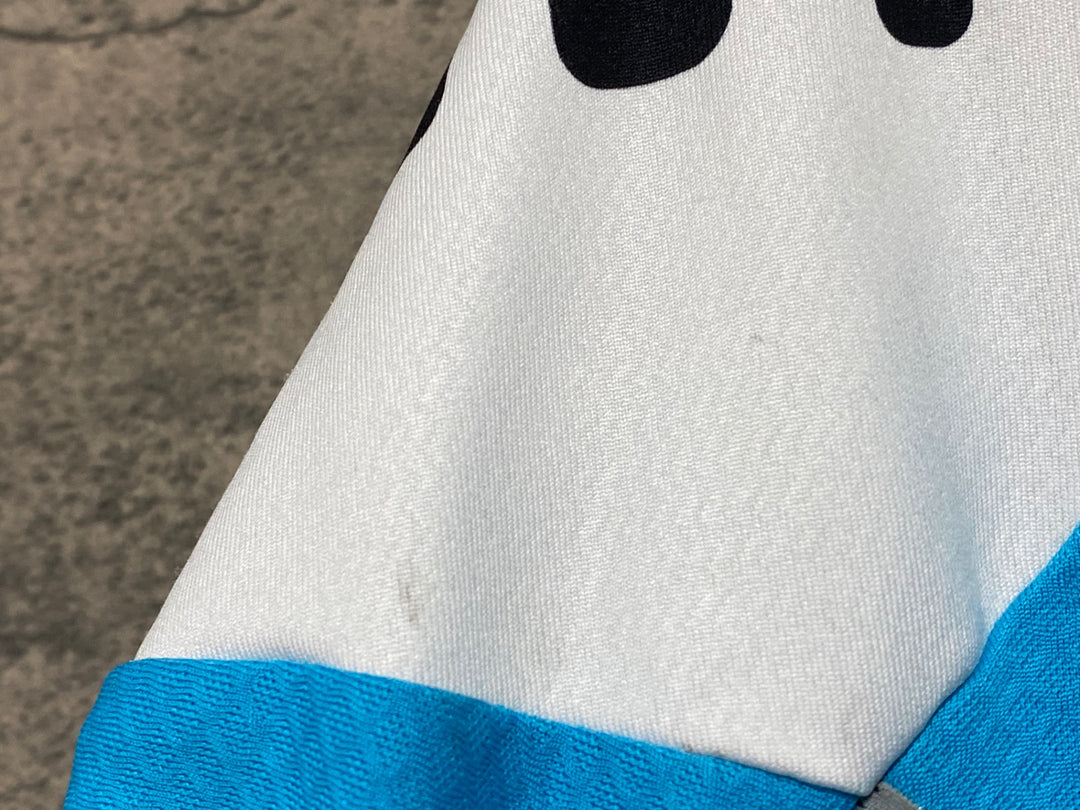 KF568 アソス assos INTERMEDIATE S7 Jersey 長袖 サイクルジャージ 黒青 S 汚れあり