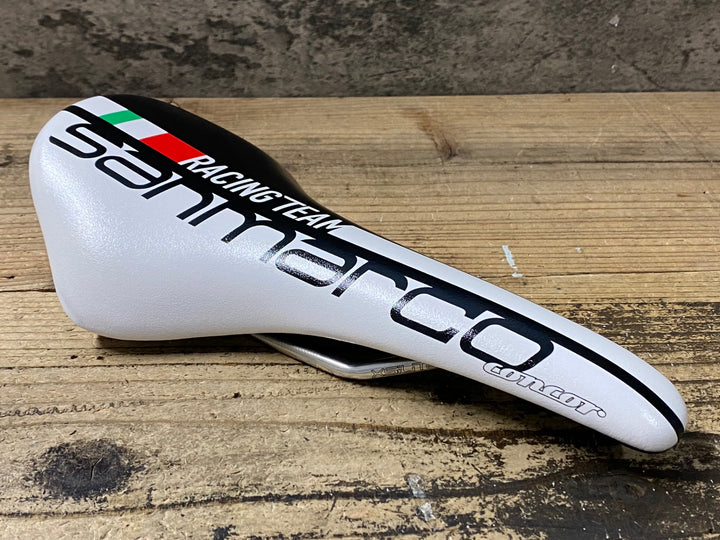 KO317 サンマルコ selle sanmarco concor RACING TEAM サドル 白 黒 134mm XSiLiTE