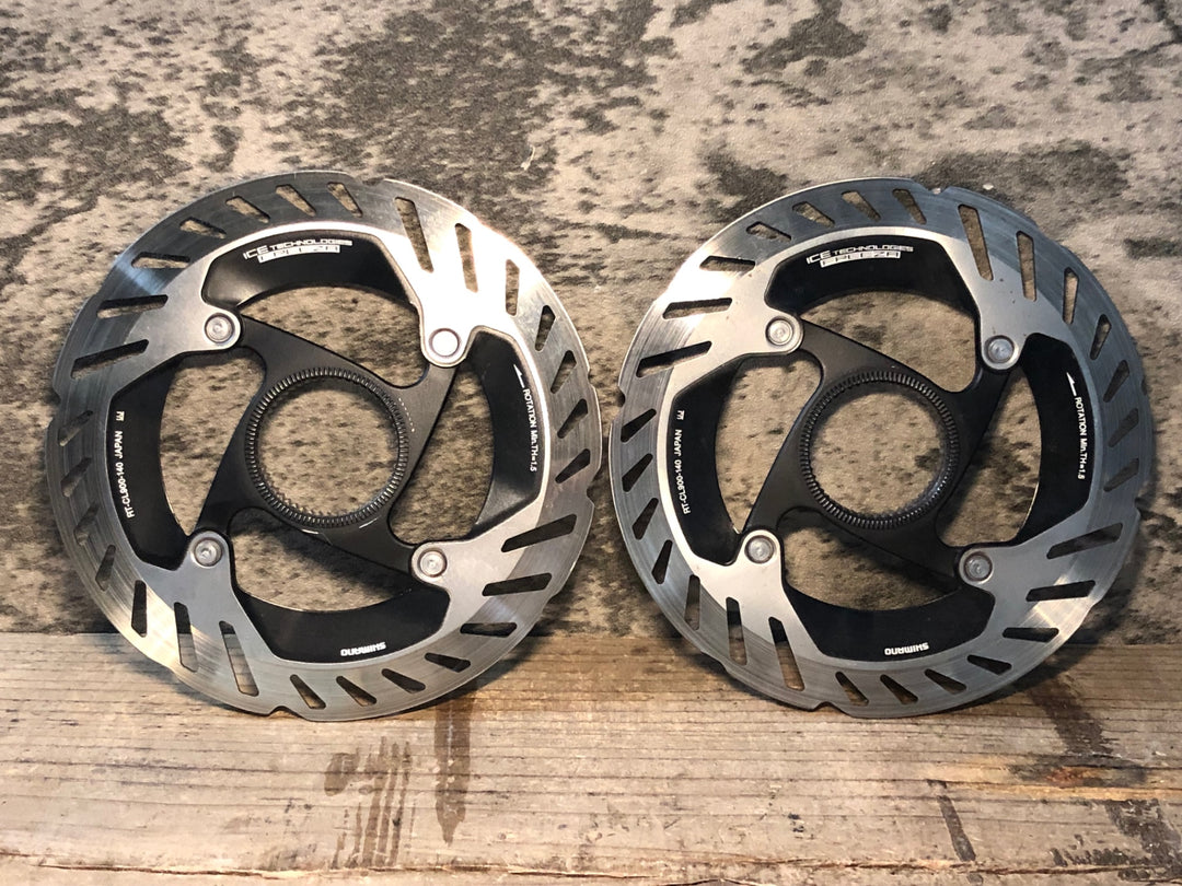 JO087 シマノ SHIMANO デュラエース DURA-ACE RT-CL900 ディスクブレーキローター 2枚セット Φ140 実測1.7