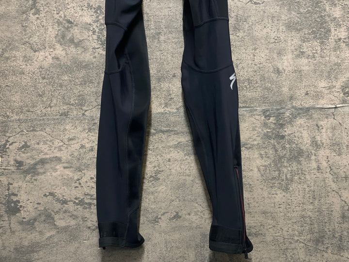 KO475 スペシャライズド SPECIALIZED WOMEN'S THERMAL BIB TIGHTS ビブタイツ 黒 レディース サイズ不明 裏起毛 ※タグカット