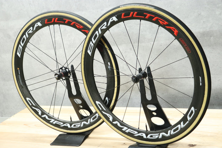 カンパニョーロ CAMPAGNOLO ボーラ ウルトラ BORA ULTRA 50 AC3 カーボン チューブラー ホイールセット シマノ 11S/12S 【さいたま浦和店】