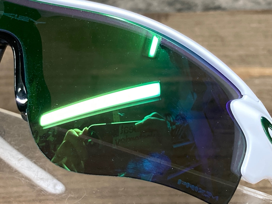 JF403 オークリー OAKLEY レーダー Radar Rock アイウェア サングラス 白 プリズムレンズ