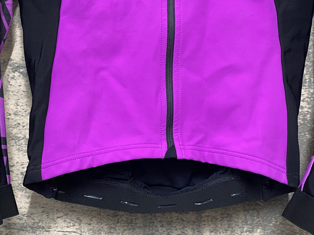 JU885 アソス ASSOS UMA GT SPRING FALL JACKET 長袖 サイクルジャケット パープル S 裏起毛 レディース