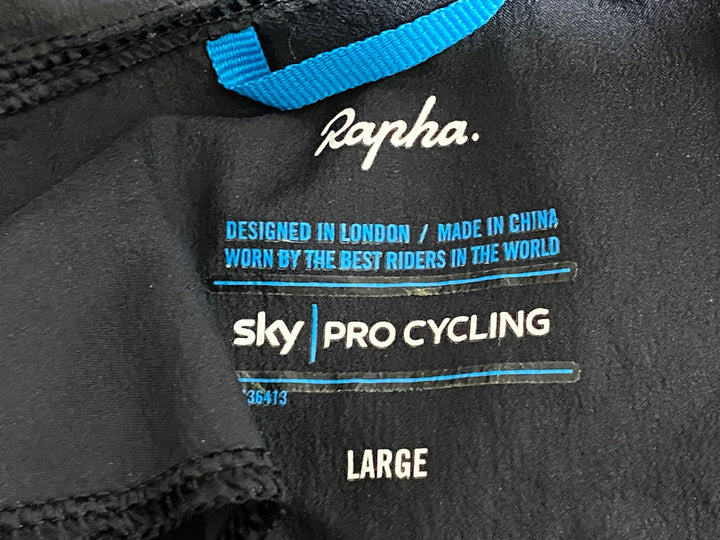 JN161 ラファ Rapha SPRAY JACKET 長袖 ウィンドブレーカー 黒 L TEAM Sky