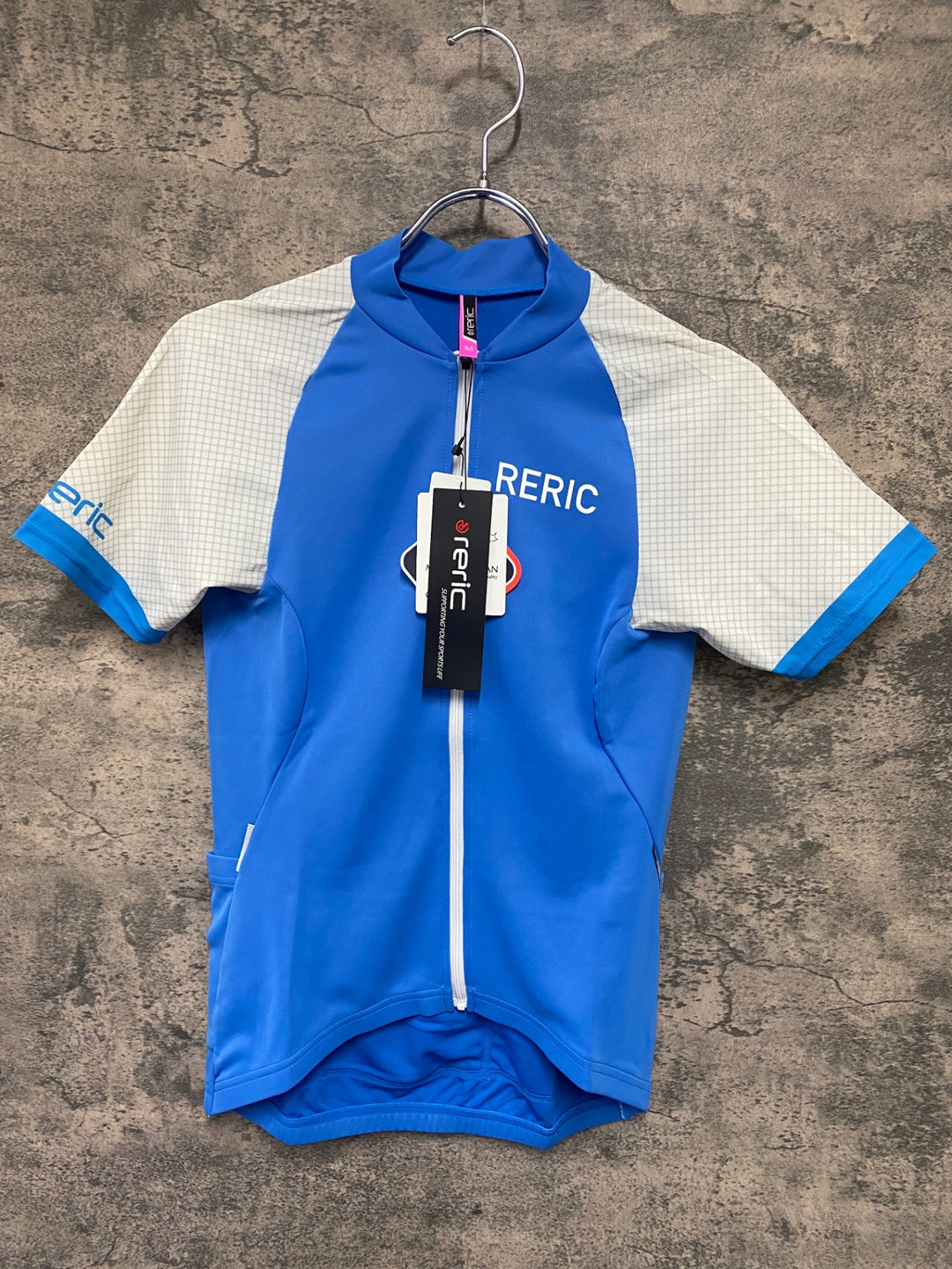JV984 レリック reric Women's Kaus SS Jersey 半袖サイクルジャージ M 青 レディース