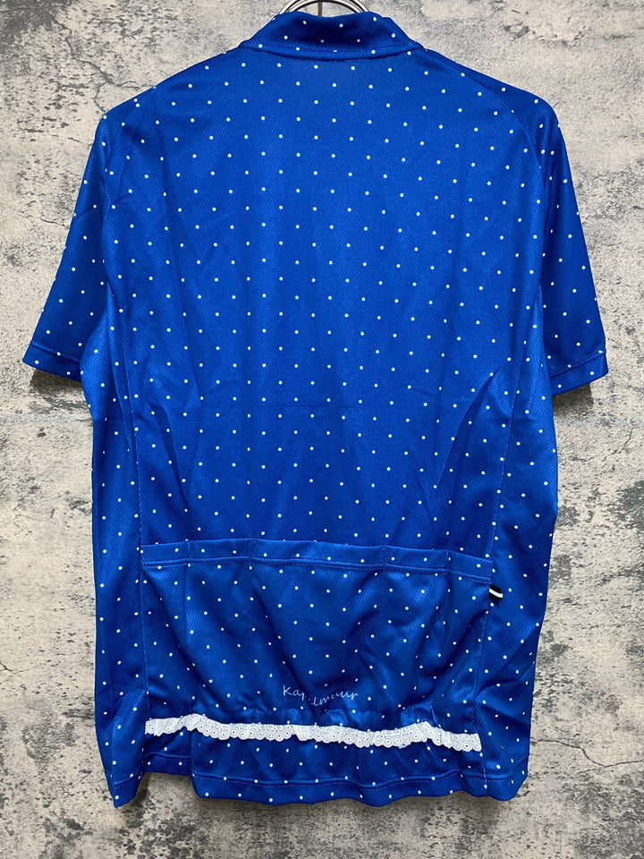 JO876 カペルミュール KAPELMUUR 半袖 サイクルジャージ ネイビー ドット 42 レディース