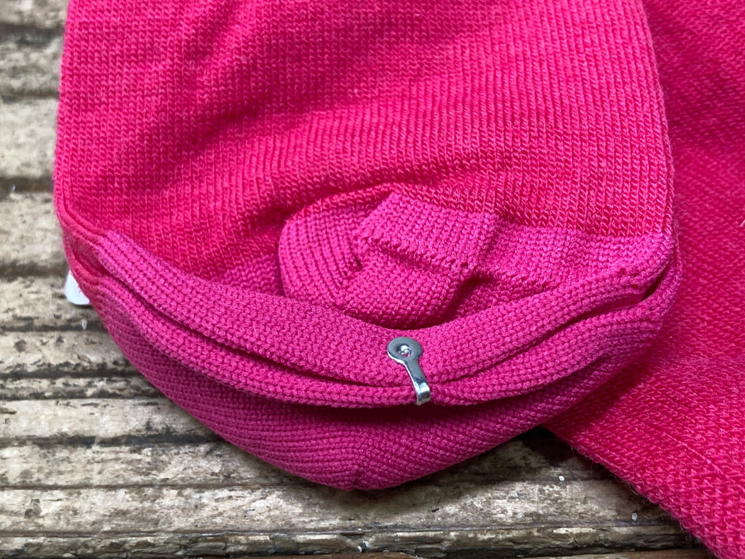 JE778 カステリ CASTELLI サイクルソックス 赤 S/M