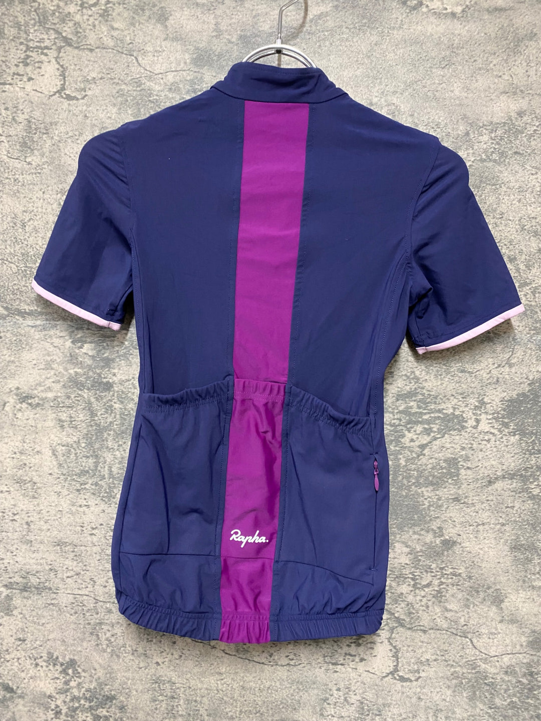 JE568 ラファ Rapha SOUPLESSE JERSEY 半袖 サイクルジャージ 濃紺 レディース XXS