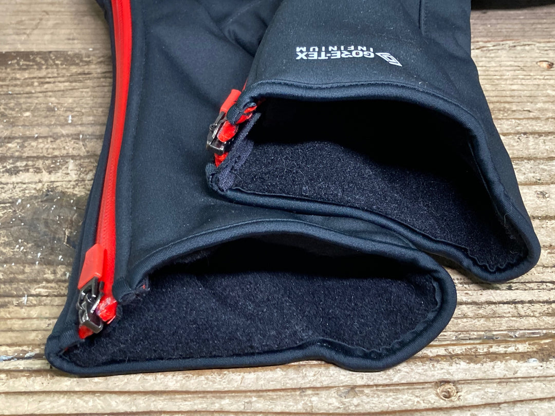 JH101 カステリ CASTELLI シューズカバー 黒 L 裏起毛 GORE TEX INFINIUM