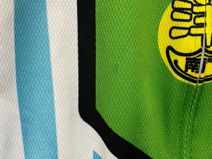 JY996 ウェイブワン WAVE ONE 半袖 サイクルジャージ 黄緑 L 弱虫ペダル 洋南大学自転車競技部