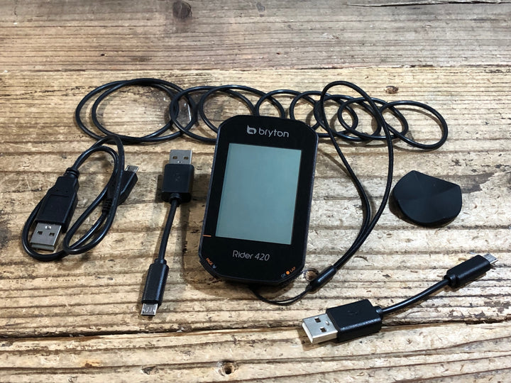 KK113 ブライトン bryton ライダー Rider420 サイクルコンピューター 動作確認済