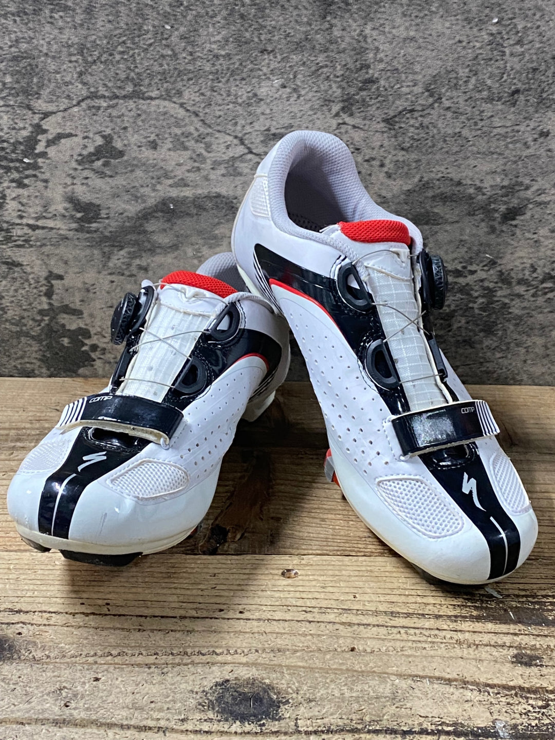 KG291 スペシャライズド SPECIALIZED COMP RD ビンディングシューズ 白 黒 EU42
