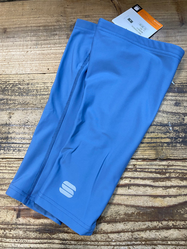 KJ844 スポーツフル sportful knee warmers 裏起毛 ニーウォーマー 青 L