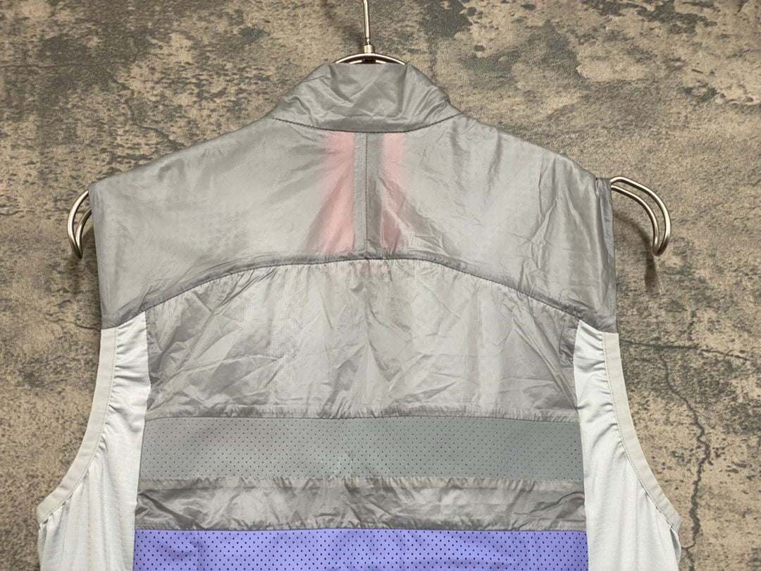 JO044 ラファ Rapha BREVET INSULATED GILET ジレ サイクルベスト グレー 白 S 裏起毛