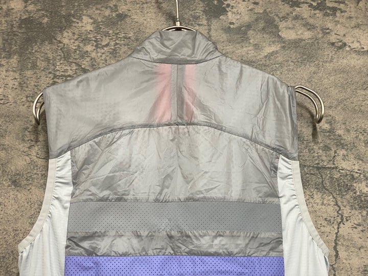 JO044 ラファ Rapha BREVET INSULATED GILET ジレ サイクルベスト グレー 白 S 裏起毛