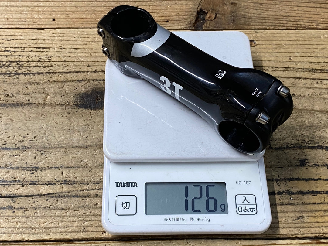 KQ651 3T ARX LTD カーボン ステム 黒 110mm Φ31.8 OS 6° ※ヘッド側ボルト2本交換品