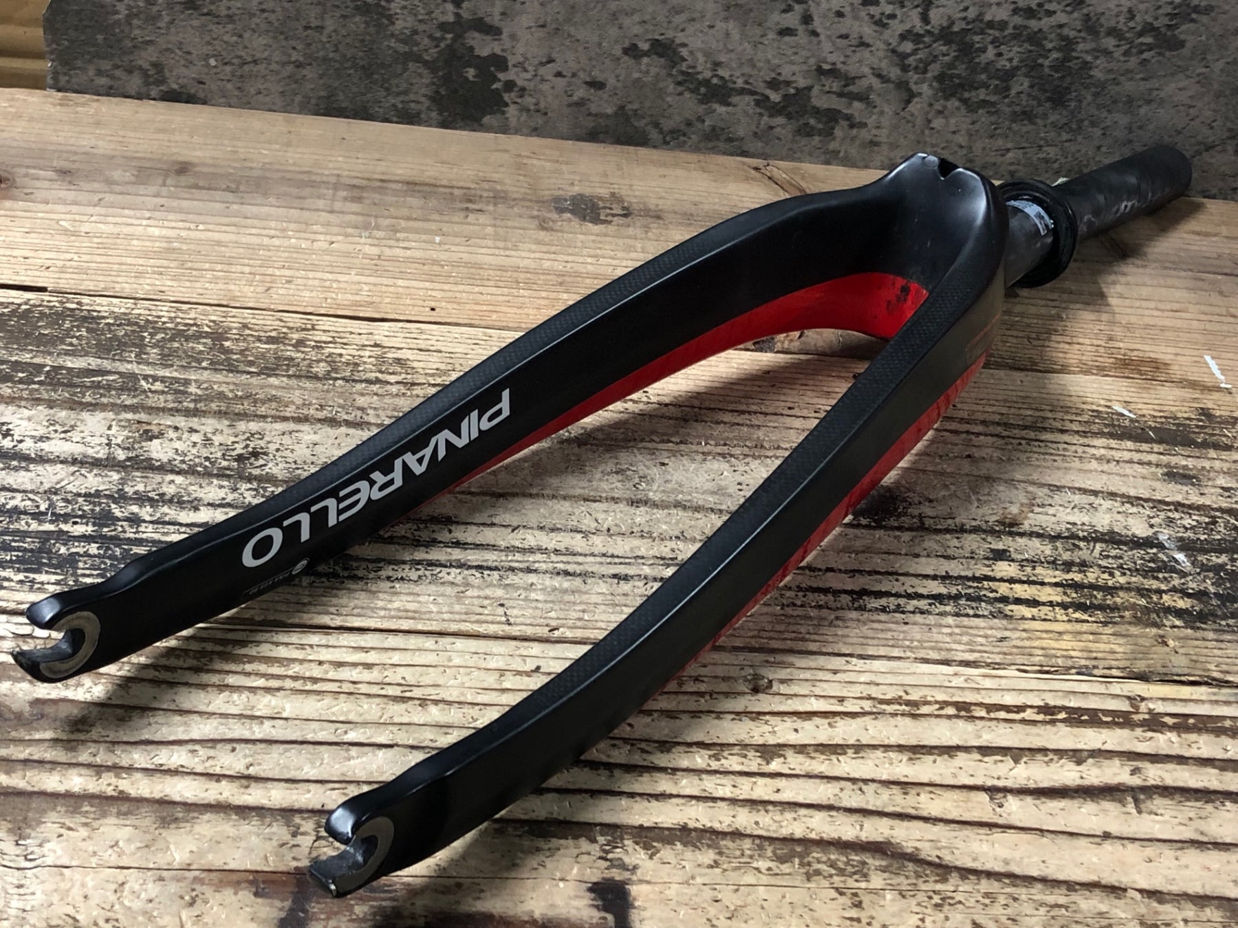 JT041 ピナレロ PINARELLO GAN S フロントフォーク リム コラム残235mm