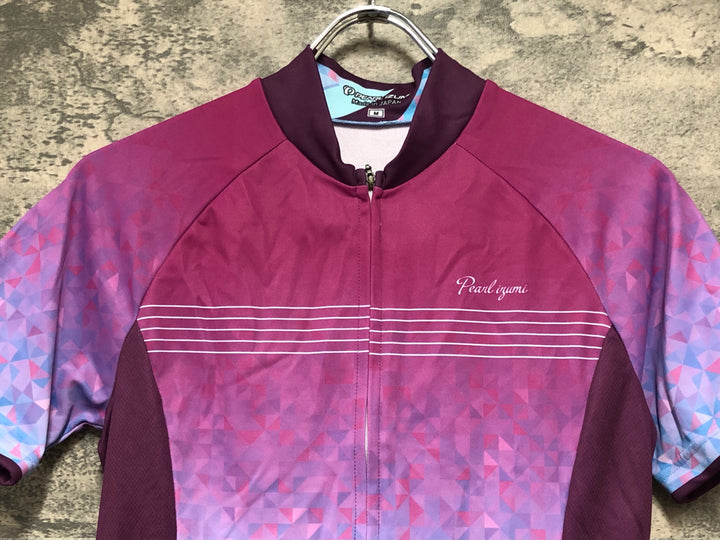 JJ636 パールイズミ PEARL iZUMi 半袖 サイクルジャージ ピンク M レディース