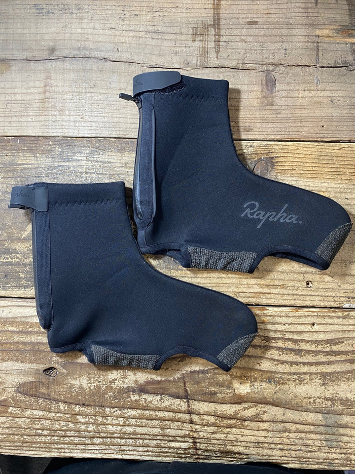 JW059 ラファ Rapha OVERSHOES シューズカバー 黒 M 汚れ