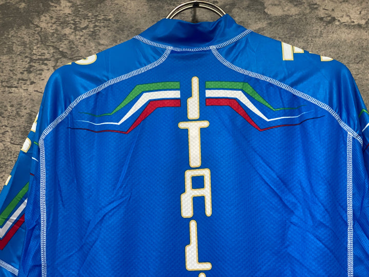 JV540 スポーツフル sportful 半袖 サイクルジャージ 青 L ITALIA Skoda