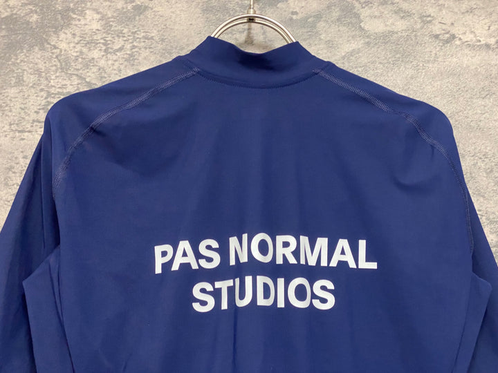 JN771 パスノーマルスタジオ PAS NORMAL STUDIOS 半袖 サイクルジャージ 紺 M