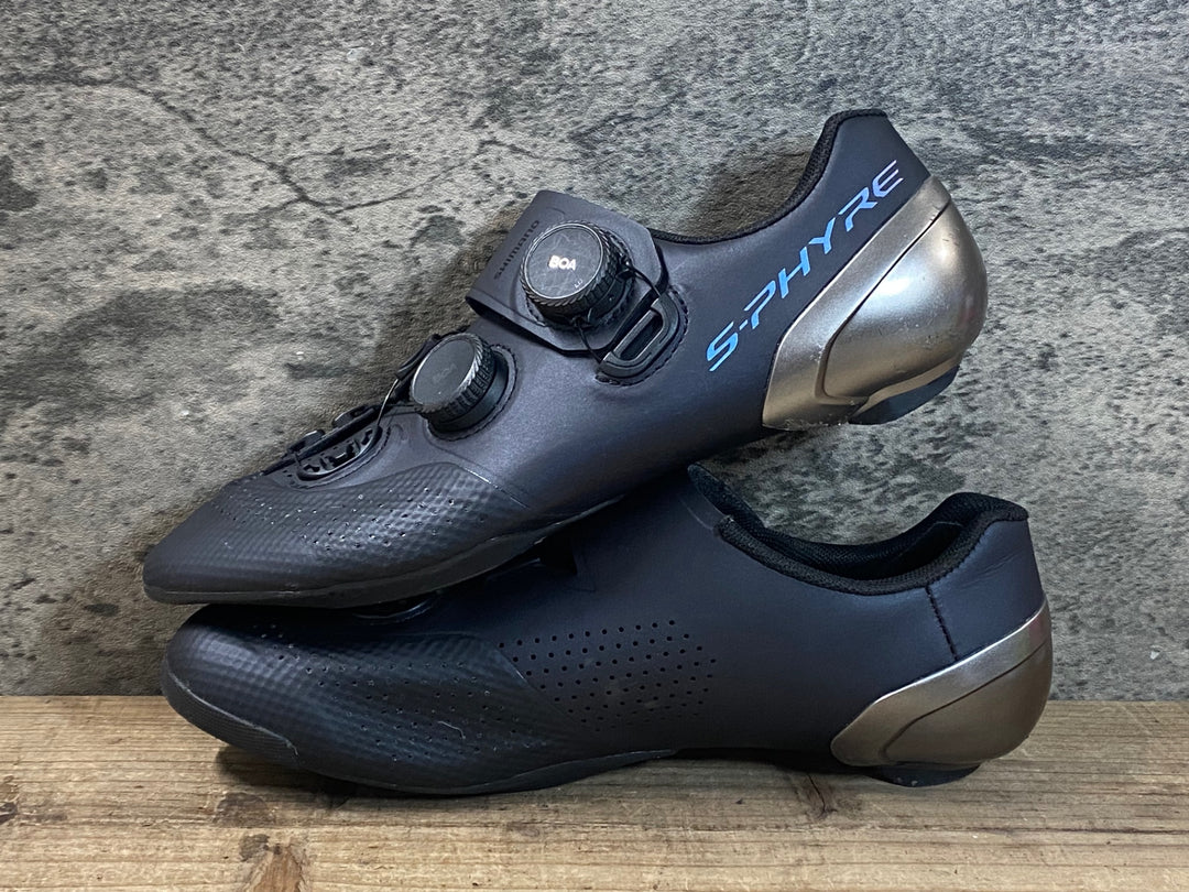 JR557 シマノ SHIMANO S-PHYRE RC902M SPD-SLシューズ EU39 黒