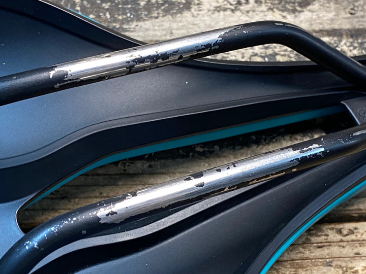 JF084 スペシャライズド SPECIALIZED パワー POWER expert サドル ターコイズ Hollow Ti レール 155mm