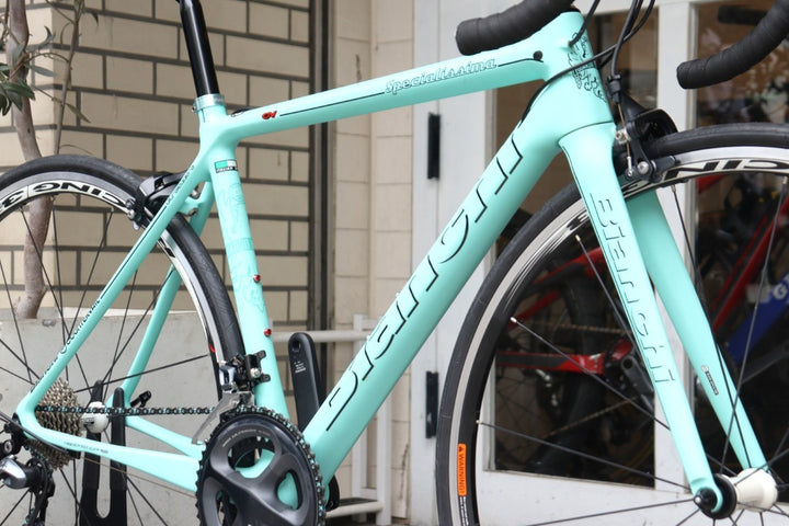 ビアンキ BIANCHI スペシャリッシマ SPECIALISSIMA 2018モデル 50サイズ シマノ アルテグラ R8000 MIX 11S カーボン ロードバイク 【横浜店】