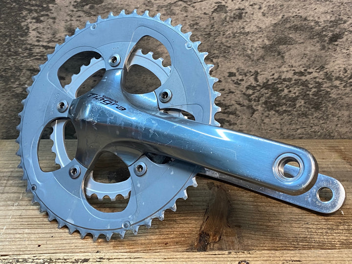 HZ023 シマノ SHIMANO ティアグラ TIAGRA FC-4600 クランクセット 50/34T 170mm ※キャップ,脱落防止ピン,ボルト欠品