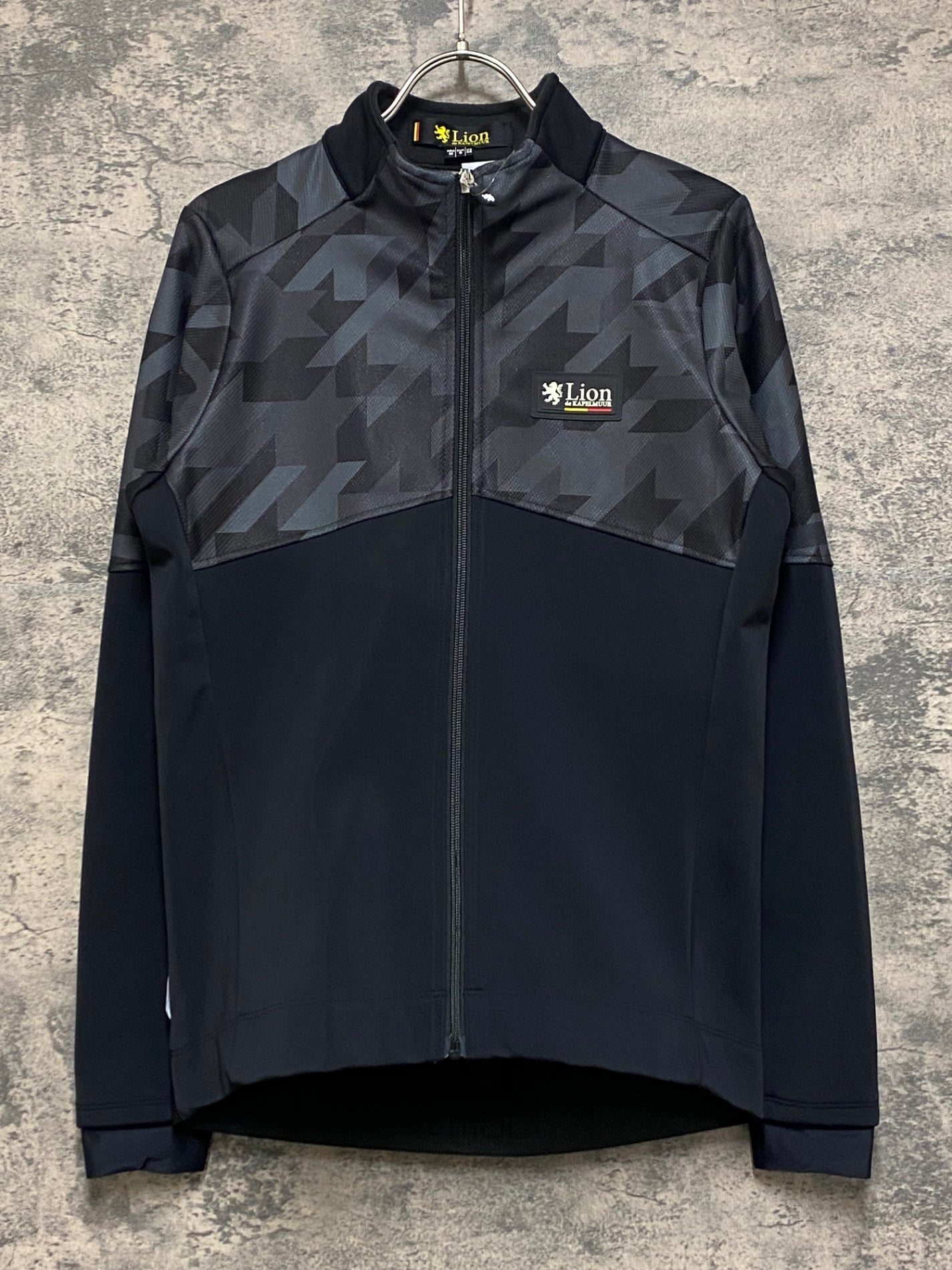 新品　Lion de Kapelmuur サイクルジャケット ブラックＬ JO626 リオンドカペルミュール Lion de KAPELMUUR 長袖 サイクル