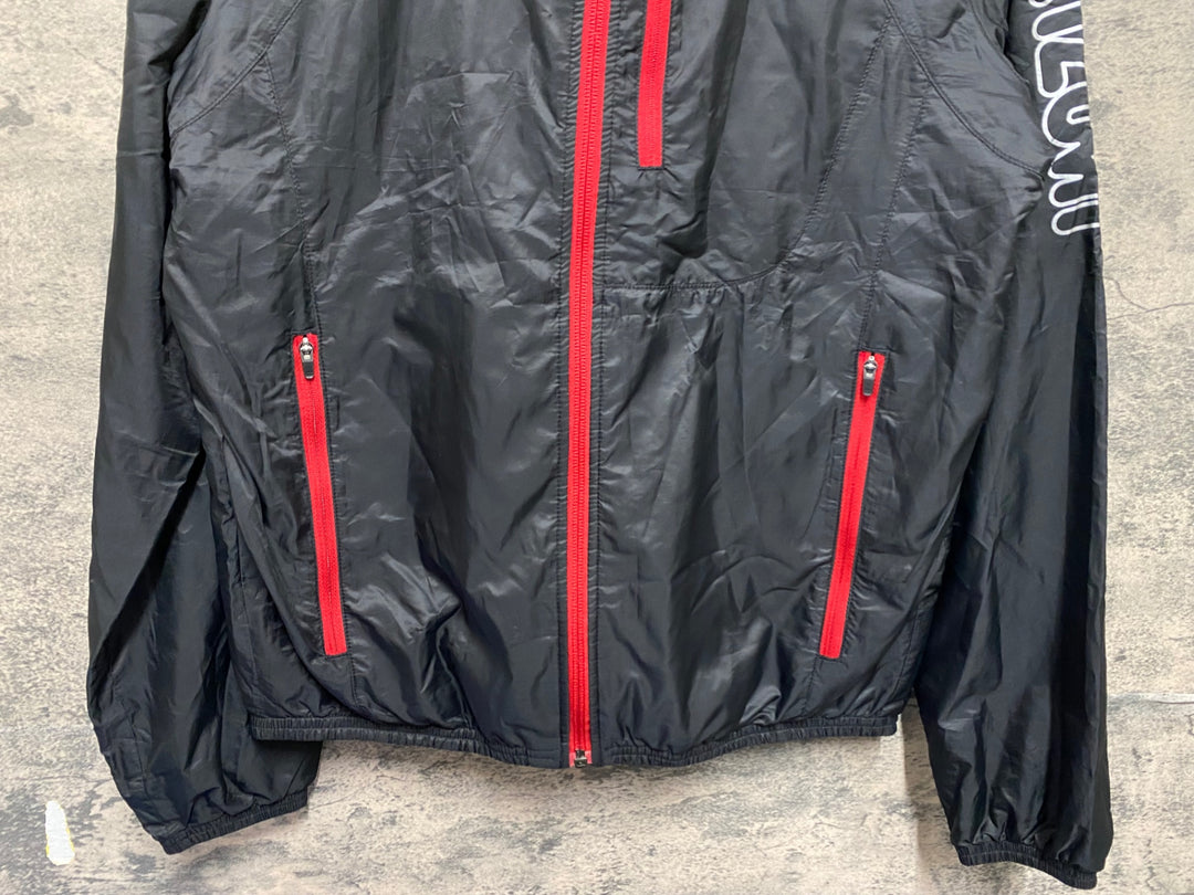 KK921 パールイズミ PEARL iZUMi 長袖 ウインドブレイカー ジャケット 黒 M