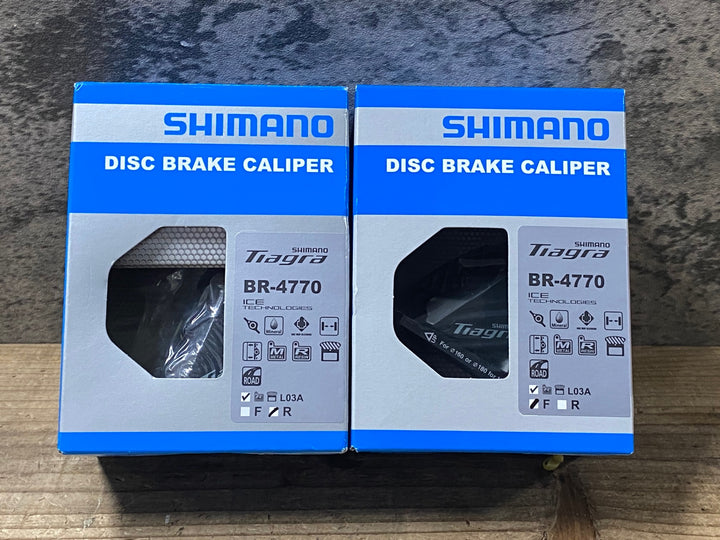 KA804 シマノ SHIMANO ティアグラ Tiagra BR-4770 ディスク ブレーキキャリパー前後セット