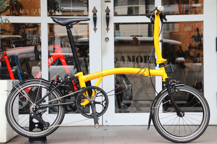 ブロンプトン BROMPTON P LINE URBAN LOW BUMBLE BEE YELLOW S4L 2023モデル 16インチ 折り畳み 小径車 ミニベロ 【横浜店】
