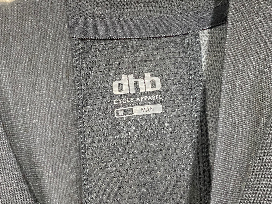KI707 dhb 長袖 サイクルジャージ M 黒 動物毛付着